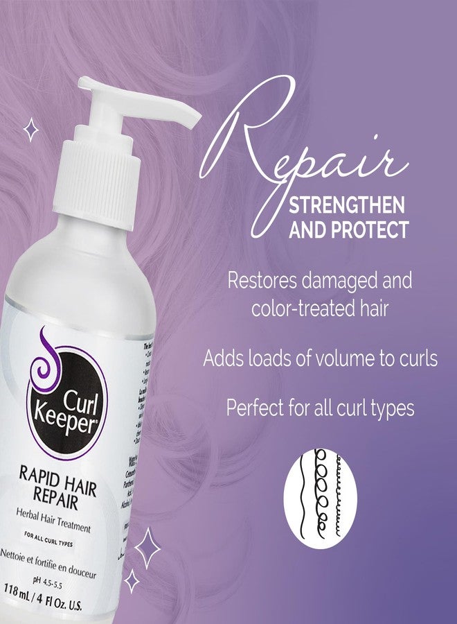Curl Keeper Deep Conditioner - 4 Fl Oz, Repair Treatment for Color-Treated Curls - Leave-In Hair Care & Conditioning Product For All Curl Types - Image 2